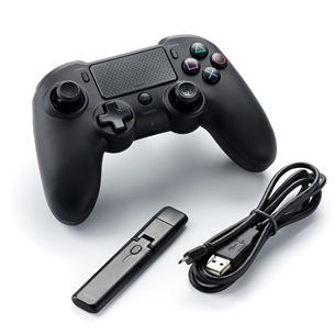 Nacon Asymmetric Wireless Controller, black - PS4 gamepad