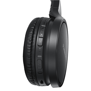Ausinės Panasonic RP-HF410BE-K, belaidės, Juodos
