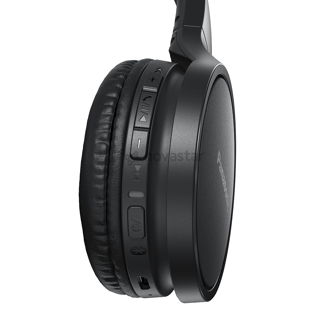 Ausinės Panasonic RP-HF410BE-K, belaidės, Juodos