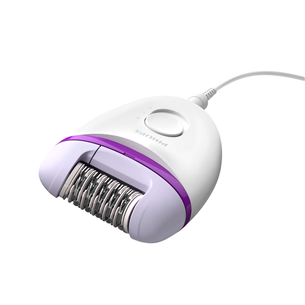 Philips Satinelle Essential, balta/lillā - Epilator BRE225/00