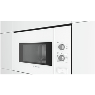 Bosch Serie 4, 20 L, 800 W, white - Built-in Microwave Oven