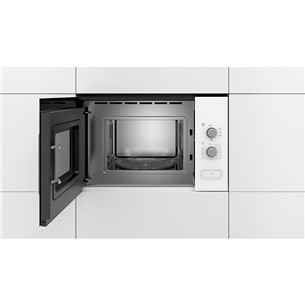 Bosch Serie 4, 20 L, 800 W, white - Built-in Microwave Oven