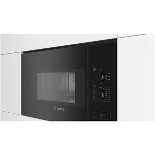 Bosch Serie 4, 20 L, 800 W, black - Built-in Microwave Oven