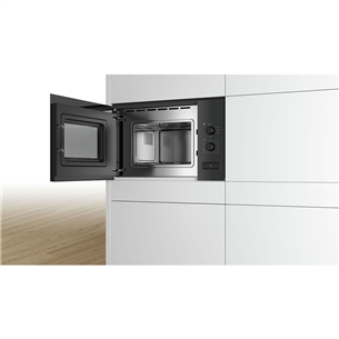 Bosch Serie 4, 20 L, 800 W, black - Built-in Microwave Oven