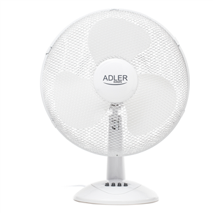 Adler, 90 Вт, белый - Настольный вентилятор AD7304