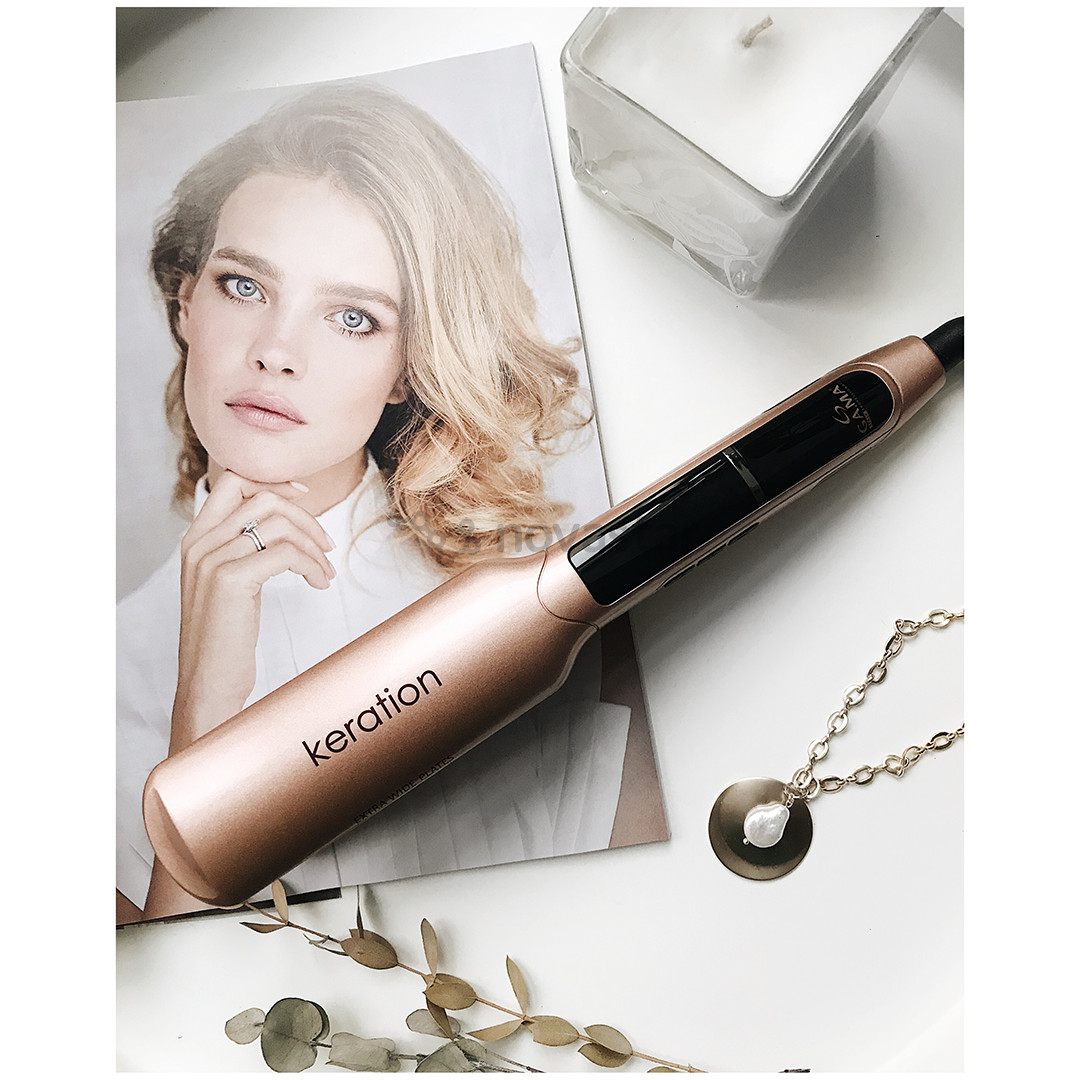 GA.MA Keration X-Wide, 150-230 °C, vario spalvos - Plaukų tiesintuvas