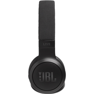 Ausinės JBL LIVE 400BT, Belaidės, Juodos