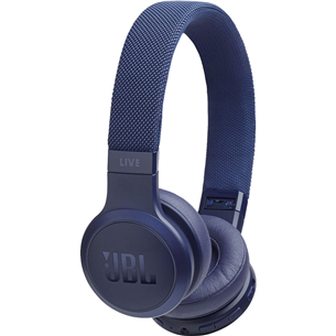 Ausinės JBL LIVE 400BT, Belaidės, Mėlynos JBLLIVE400BTBLU