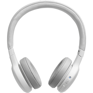 Ausinės JBL LIVE 400BT, Belaidės, Baltos