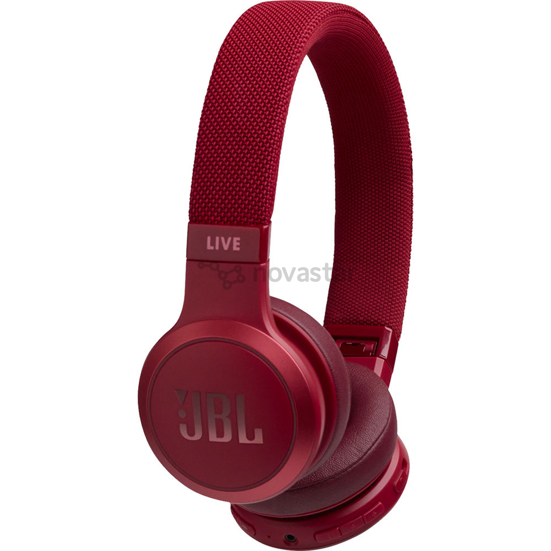 Ausinės  JBL LIVE 400BT, belaidės, Raudonos