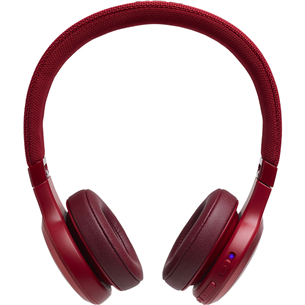 Ausinės  JBL LIVE 400BT, belaidės, Raudonos