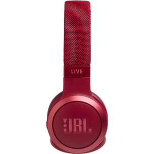 Ausinės  JBL LIVE 400BT, belaidės, Raudonos