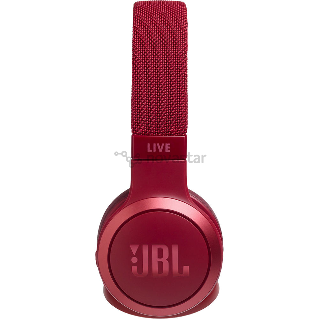 Ausinės  JBL LIVE 400BT, belaidės, Raudonos
