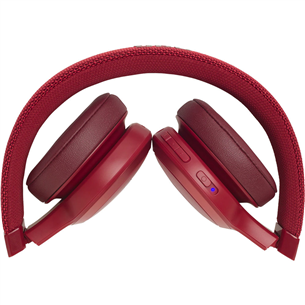 Ausinės  JBL LIVE 400BT, belaidės, Raudonos