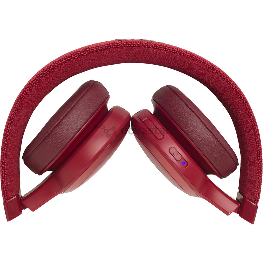 Ausinės  JBL LIVE 400BT, belaidės, Raudonos