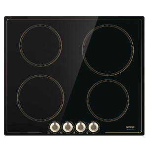 Gorenje, width 60 cm, frameless, black - Built-in Induction Hob IK640CLI