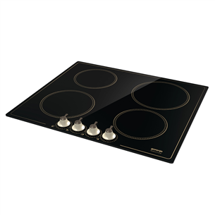 Gorenje, width 60 cm, frameless, black - Built-in Induction Hob