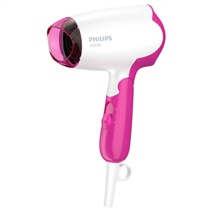 Philips DryCare Essential, 1400 Вт, белый/розовый - Фен