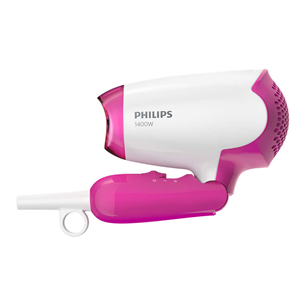 Philips DryCare Essential, 1400 Вт, белый/розовый - Фен