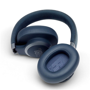 Ausinės JBL LIVE 650BTNC, belaidės, Mėlynos