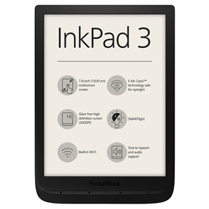 Elektroninė skaityklė PocketBook InkPad 3, Juoda PB740-EWW