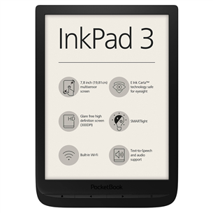 PocketBook InkPad 3, 7.8", 8 GB, black - E-reader