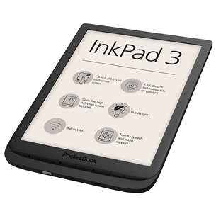 Elektroninė skaityklė PocketBook InkPad 3, Juoda