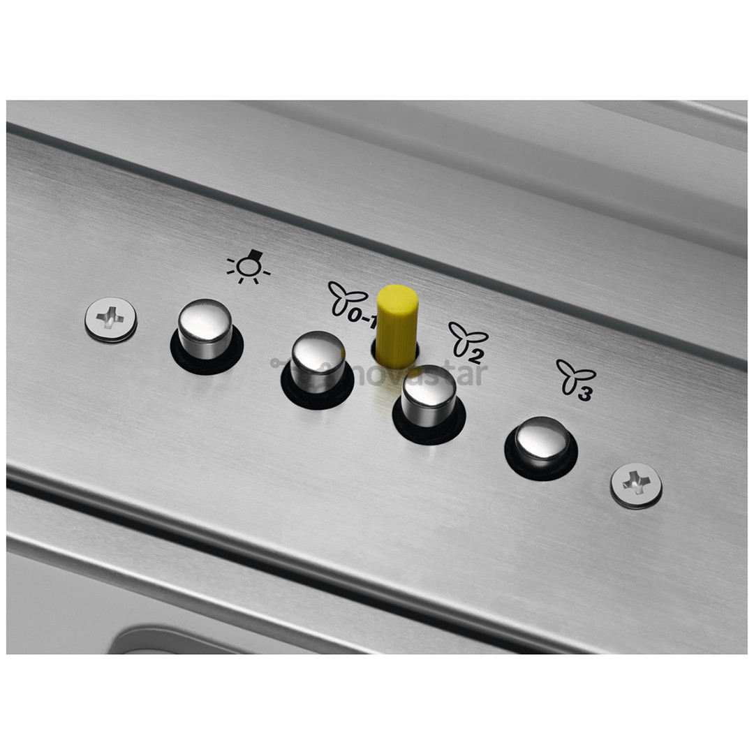 Electrolux, 600 м³/ч, ширина 56 см, нерж. сталь - Интегрируемая вытяжка