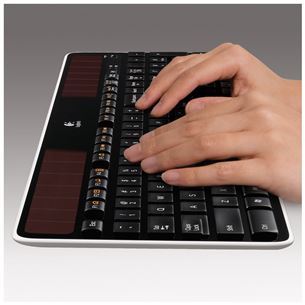 Klaviatūra Logitech K750, SWE, Belaidė