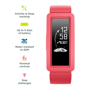 Išmanioji apyrankė Fitbit Ace 2, Watermelon
