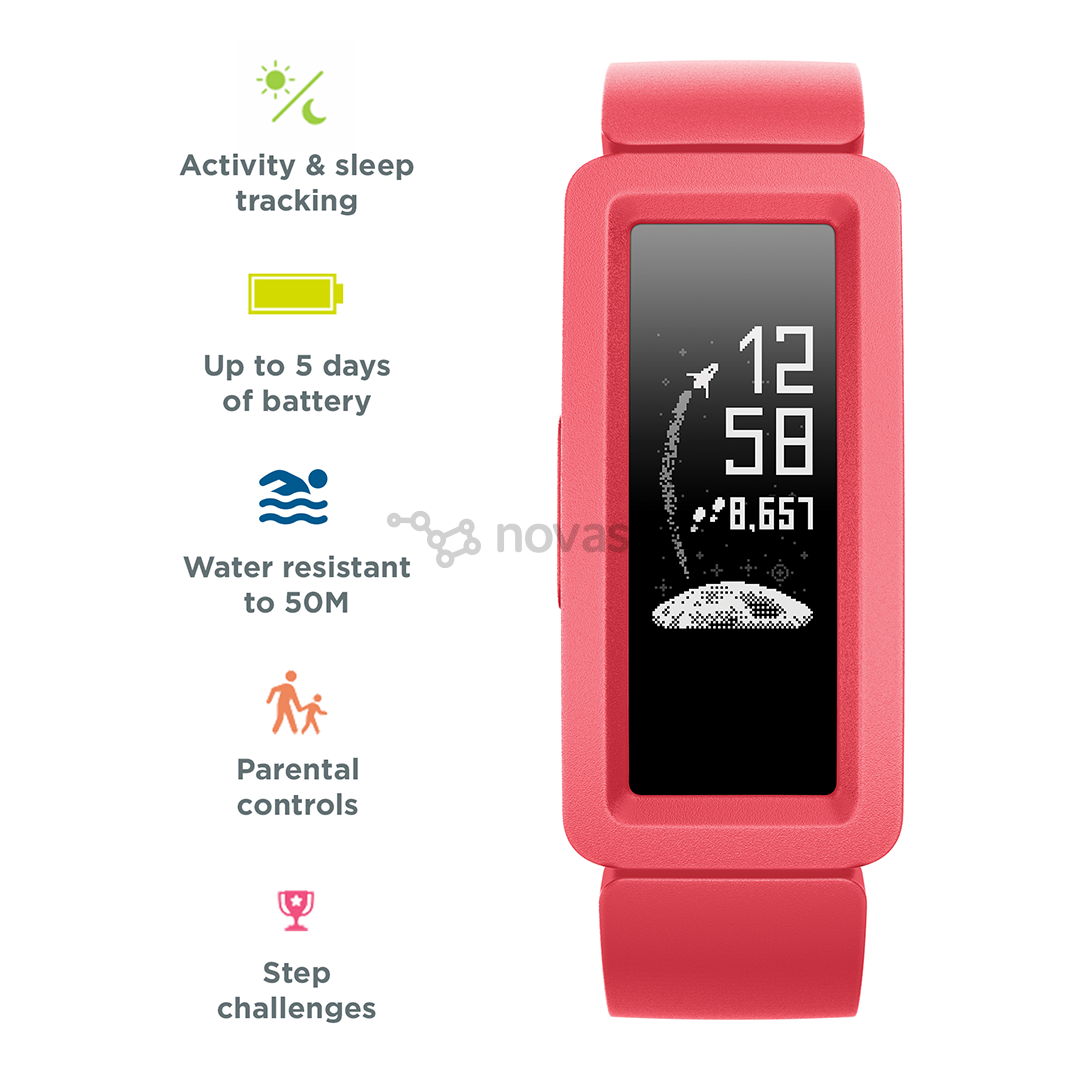 Išmanioji apyrankė Fitbit Ace 2, Watermelon