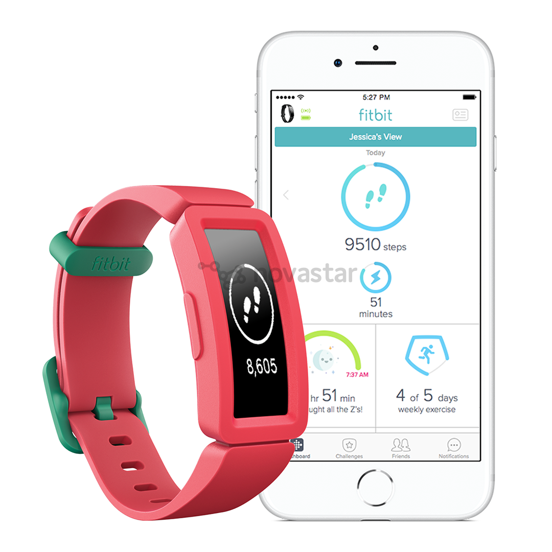 Išmanioji apyrankė Fitbit Ace 2, Watermelon