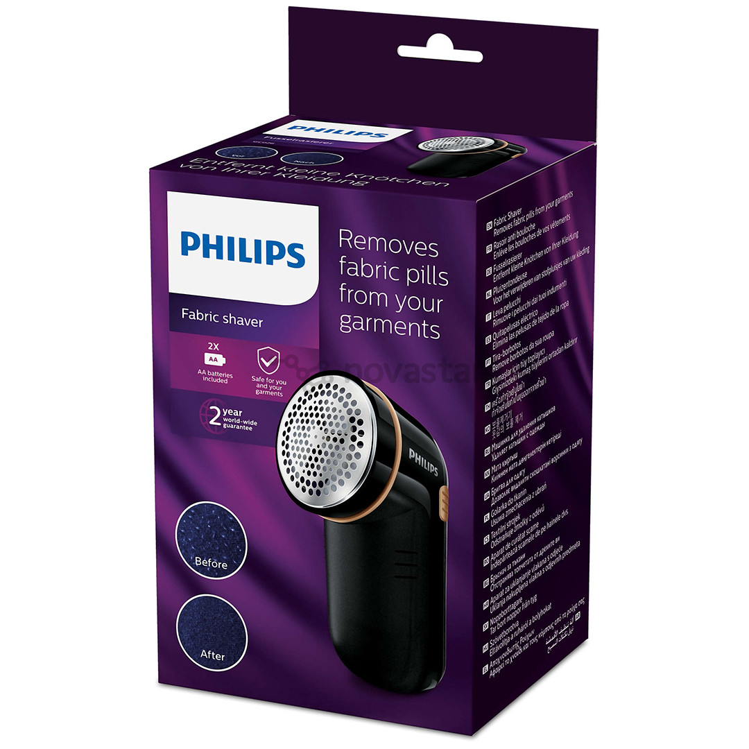 Philips GC026/80, juodas/vario spalvos - Pūkų rinkiklis