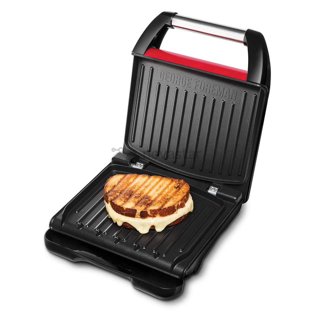 Elektrinis grilis George Foreman, raudonas