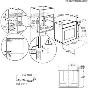 Orkaitė Electrolux EOE7P31Z