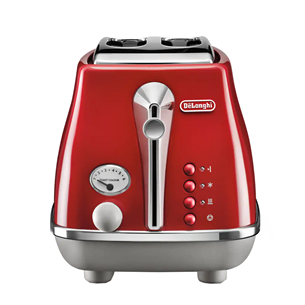 Delonghi ICONA Capitals, 900 W, red/grey - Toaster CTOC2103R