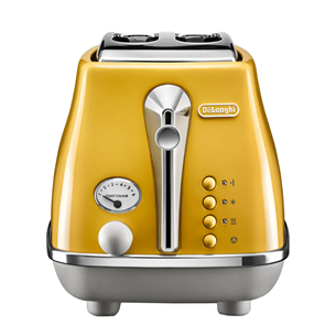 Delonghi ICONA Capitals, 900 W, yellow/grey - Toaster