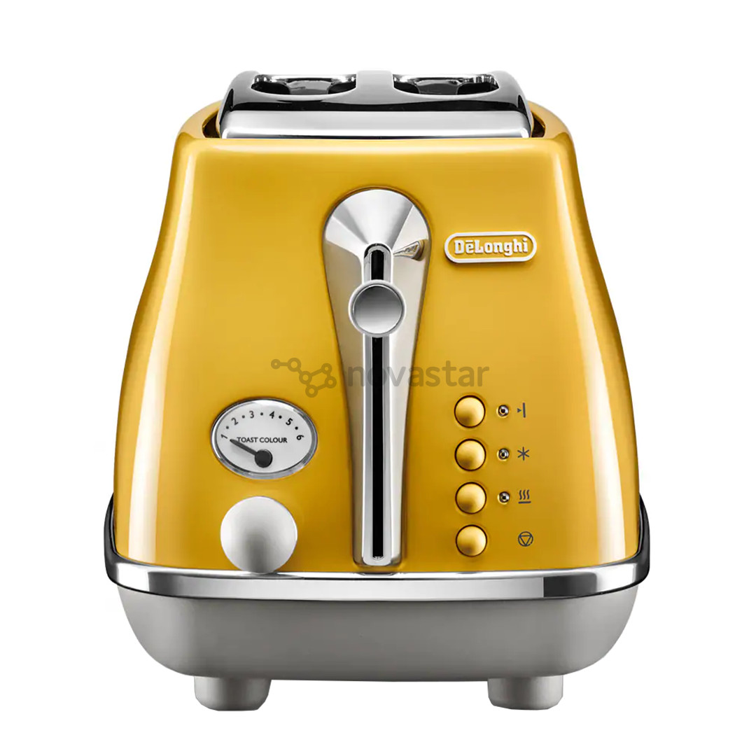Delonghi ICONA Capitals, 900 W, yellow/grey - Toaster