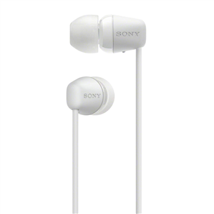 Sony WI-C200, white - In-ear Wireless Headphones