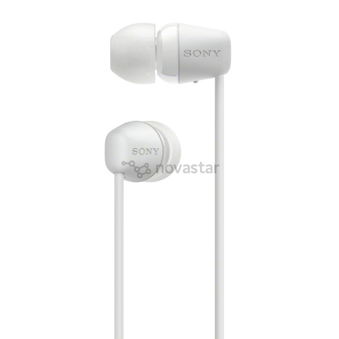 Ausinės Sony WI-C200, Belaidės, Baltos
