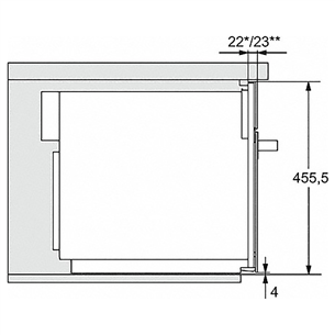 Įmontuojama mikrobangų krosnelė Miele, M7244TC