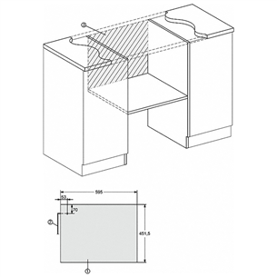 Įmontuojama mikrobangų krosnelė Miele, M7244TC