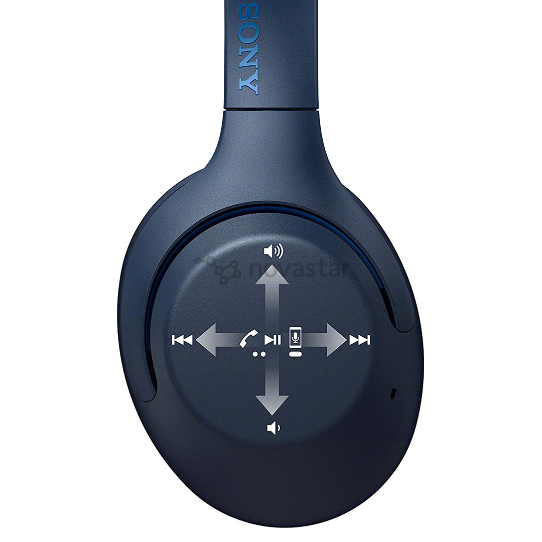 Ausinės Sony WH-XB900N, belaidės, Mėlynos