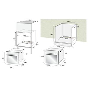 Orkaitė Beko BCW14500BG