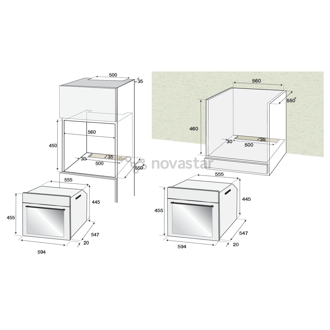 Orkaitė Beko BCW14500BG