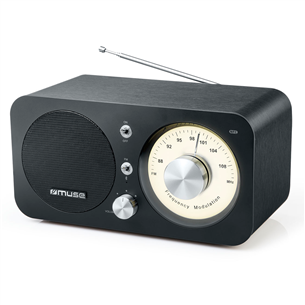 Muse M-095BT, FM, Bluetooth, USB, NFC, black - Retro radio