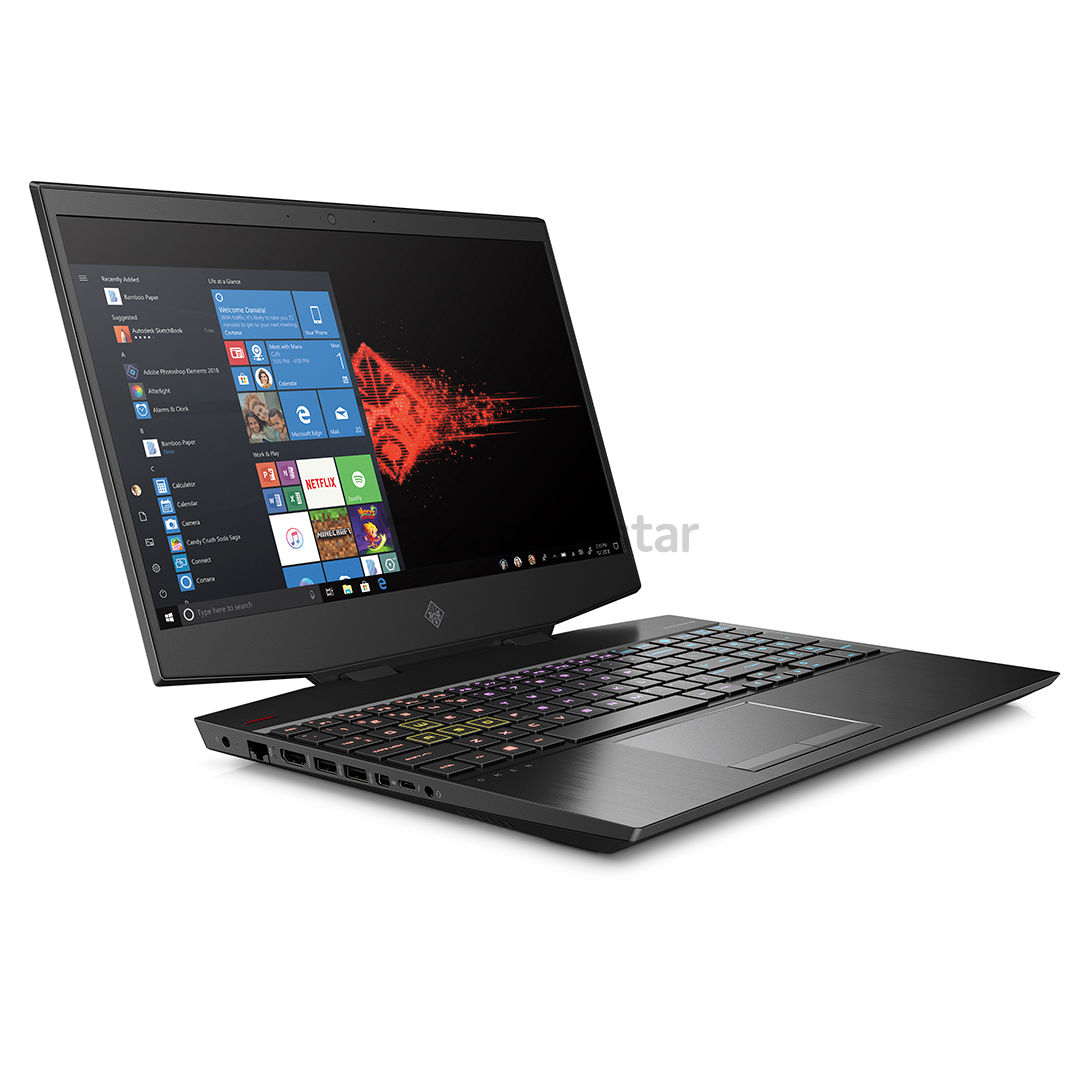 Nešiojamas kompiuteris HP OMEN 15-dh0001no 15.6" i7-9750H/16GB/256GB SSD/1TB/GTX1660TI 6GB/Nordic/WIN10