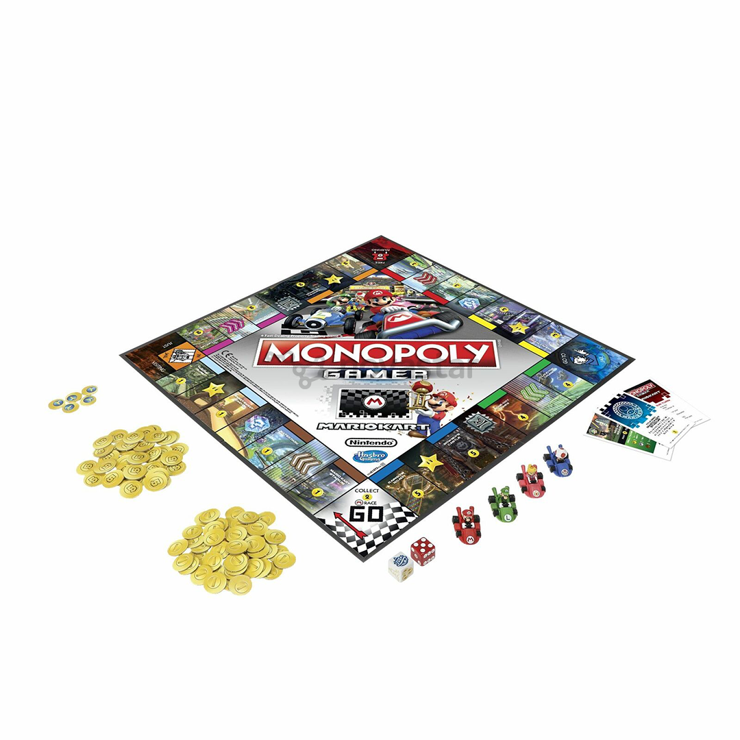 Stalo žaidimas Monopoly - Mario Kart