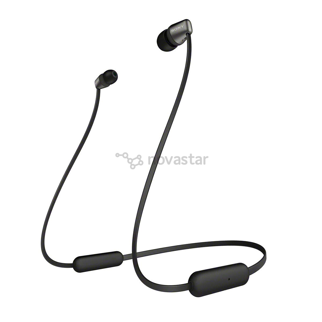 Ausinės Sony WI-C310, Belaidės, Juodos