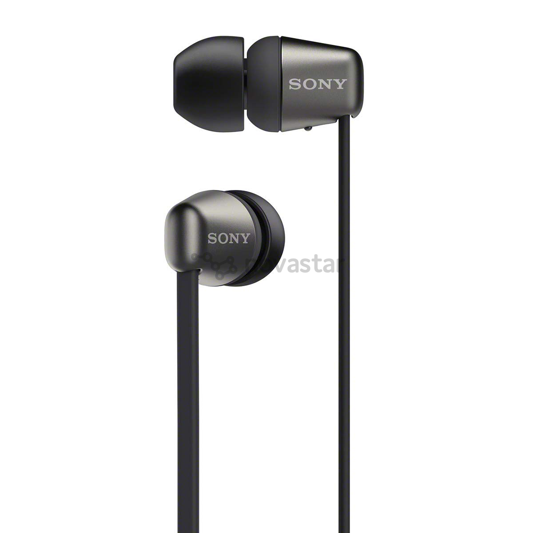 Ausinės Sony WI-C310, Belaidės, Juodos